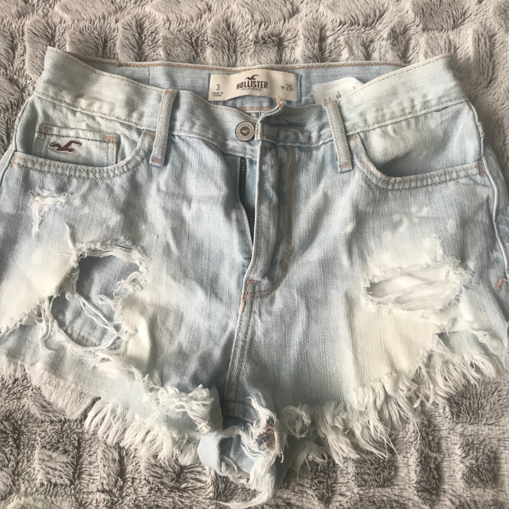 Hollister high waisted jean short